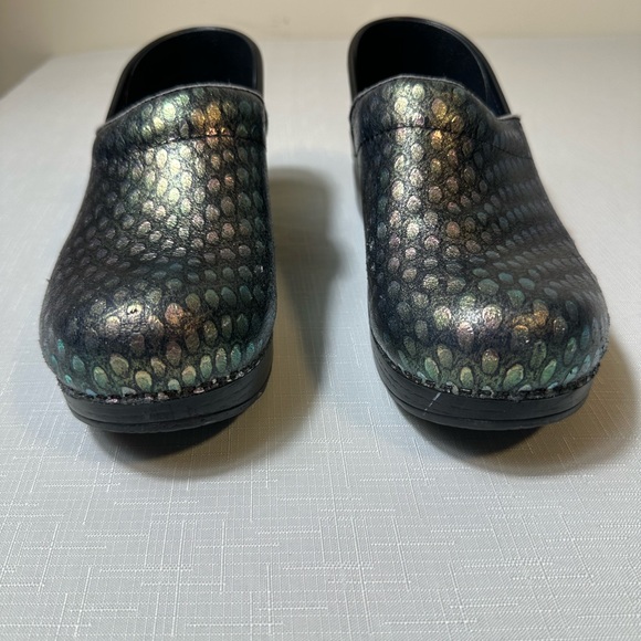 Dansko Metallic Patterned Clogs - Picture 1 of 11